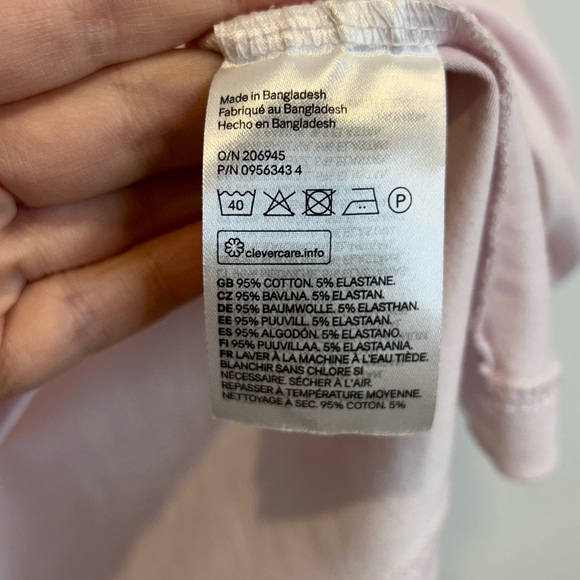 H&M SLIM FIT POLO SHIRT Pink - Picture 7 of 8